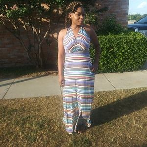 LAST ONE!!!!Rainbow Maxi Dress